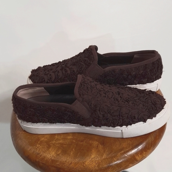 Tory Burch Brown Rosetta Slip On Shoes - Picture 11 of 11